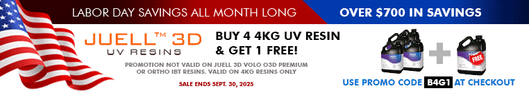 Labor Day Special - JUELL 3D UV Resin Special
